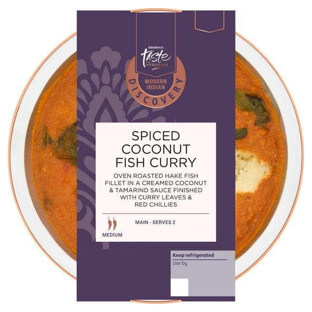 Sainsbury's Discovery 400g Spiced Coconut Fish Curry, Taste the Difference - gallery image 1