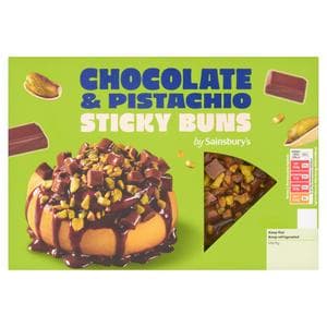 Sainsbury's Loaded 165g Chocolate & Pistachio Sticky Buns