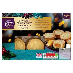 Sainsbury's 6 x Passion Fruit & White Chocolate Tarts, Taste the Difference