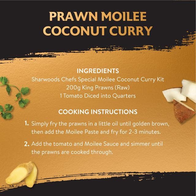 Sharwood's Chef's Special 250g Indian Moilee Coconut Curry Sauce Meal Kit - gallery image 5