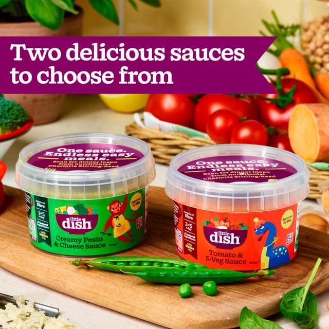Little Dish 250g Creamy Pesto & Cheese Cooking Sauce - gallery image 3