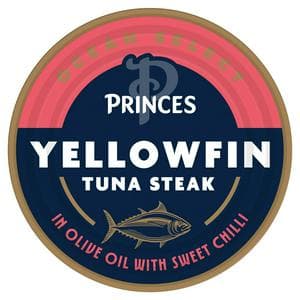 Princes 160g Yellowfin Tuna Steak in Olive Oil with Sweet Chilli