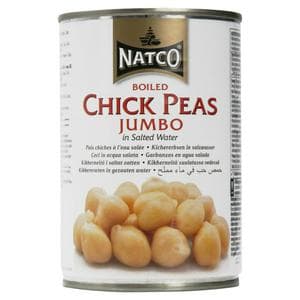 Natco 400g Salted Water Jumbo Boiled Chick Peas