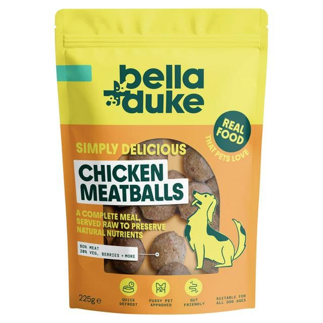 Bella + Duke 225g Chicken Meatballs Dog Food - gallery image 1
