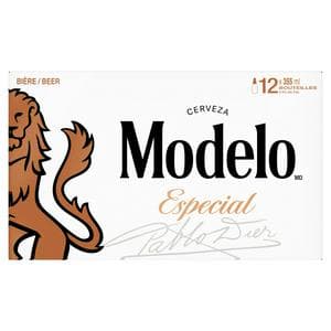 Modelo 12 x 355ml Especial Lager Beer Bottles