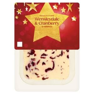 Sainsbury's 350g Wensleydale & Cranberry Cheese