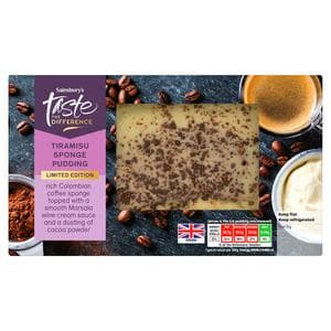 Sainsbury's 400g Tiramisu Sponge Pudding, Taste the Difference