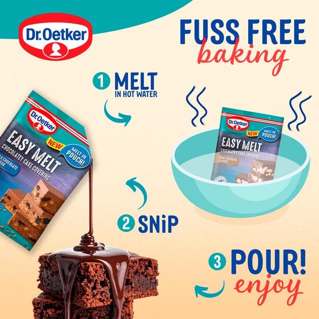 Dr. Oetker 150g Chocolatey Milk Chocolate Flavour Cake Covering - gallery image 2