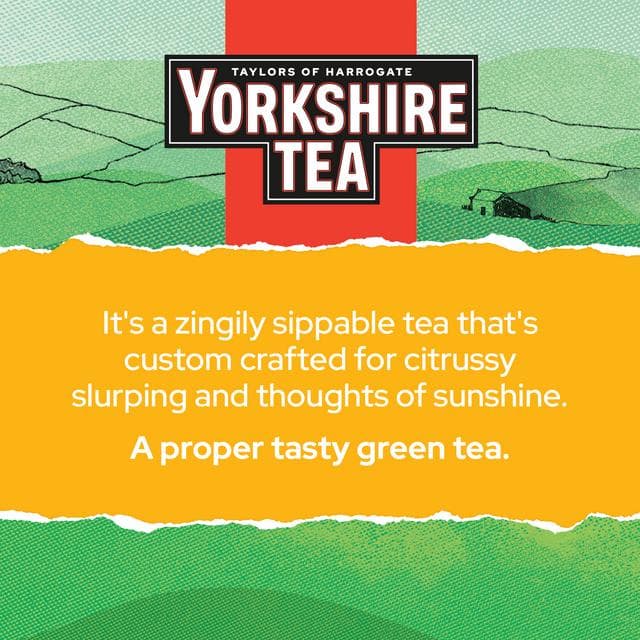 Yorkshire Tea 20 x Lemon Green Tea Bags - gallery image 5