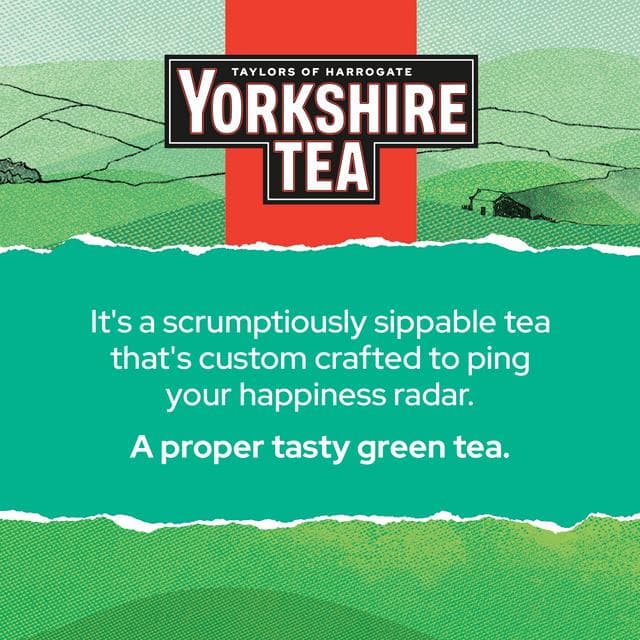 Yorkshire Tea 20 x Mint Green Tea Bags - gallery image 5