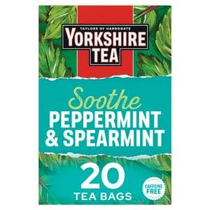 Yorkshire Tea 20 x Soothe Peppermint & Spearmint Herbal Tea Bags