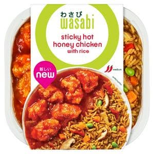 Wasabi 400g Sticky Hot Honey Chicken with Rice