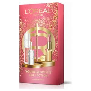 L'Oréal Paris 3 x You're Worth It Lip Makeup Gift Set
