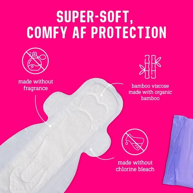 Flo 10 x Bamboo Ultra Long Night Period Pads - gallery image 2
