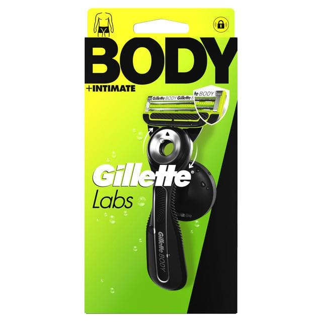 Gillette Labs Body + Intimate Razor for Men with Magnetic Shower Hanger - gallery image 1