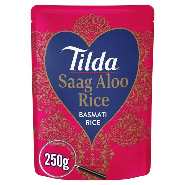 Tilda 250g Saag Aloo Rice - gallery image 1
