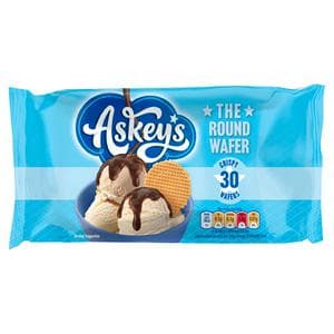 Askey's 30 x The Round Crispy Wafer 60g