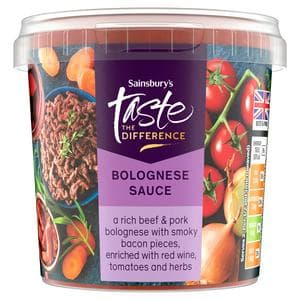 Sainsbury's 350g Bolognese Pasta Sauce, Taste the Difference