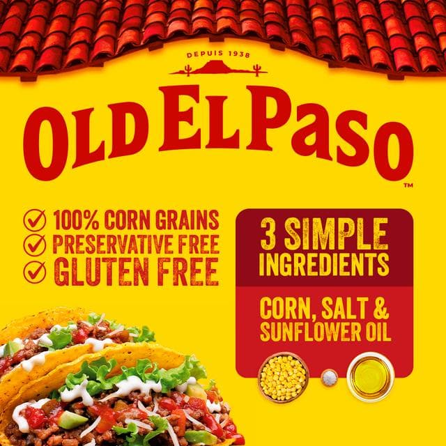 Old El Paso 292g Smoky BBQ Crunchy Taco Kit - gallery image 2