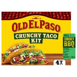 Old El Paso 292g Smoky BBQ Crunchy Taco Kit