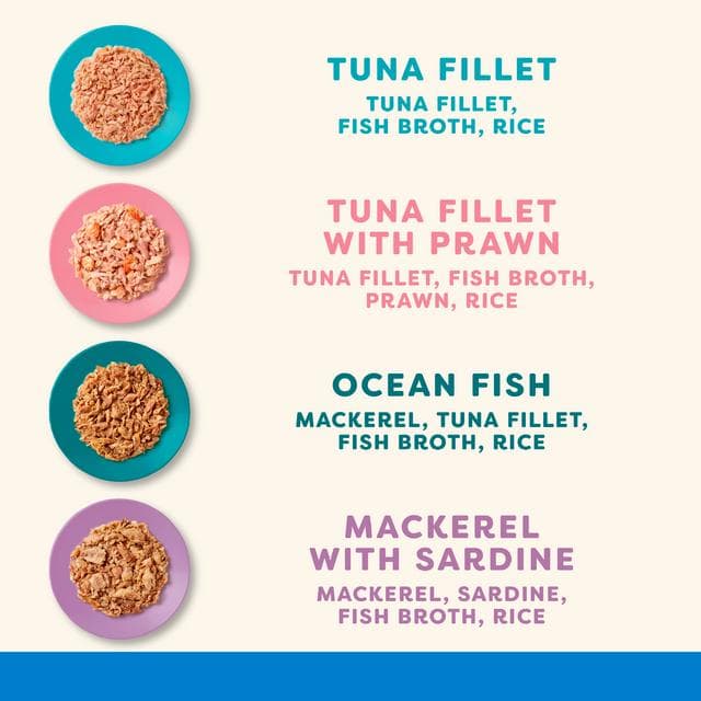 Applaws 24 x 70g Fish Selection in Broth Tins Natural Wet Cat Food - gallery image 2