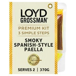 Loyd Grossman 370g Smoky Spanish Style Sun Dried Tomato Paella Rice Meal Kit