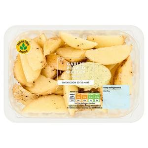 Sainsbury's 400g Garlic Potato Wedges
