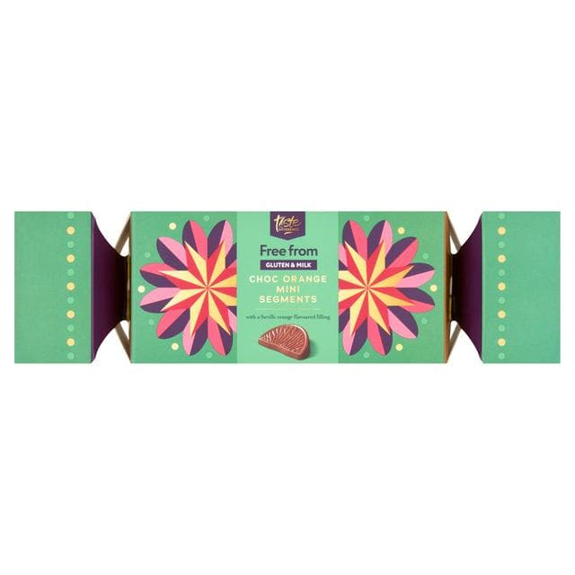 Sainsbury's Free From 90g Chocolate Orange Mini Segments Cracker - gallery image 1