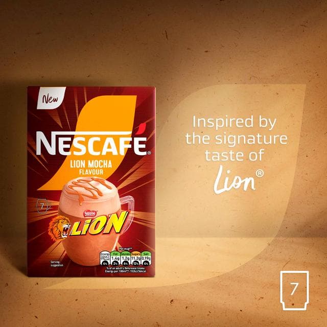 Nescafé 7 x 20g Lion Mocha Flavour Sachets - gallery image 3