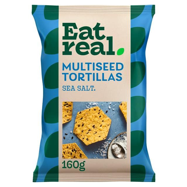Eat Real 160g with a Touch of Sea Salt Multiseed Tortilla Chips - gallery image 1
