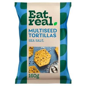 Eat Real 160g with a Touch of Sea Salt Multiseed Tortilla Chips