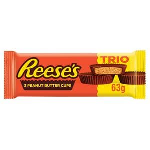 Reese's 3 x 21g Milk Chocolate & Peanut Butter Trio Cups