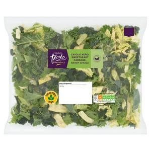 Sainsbury's 200g Cavolo Nero,Hispi Cabbage & Savoy, Taste the Difference