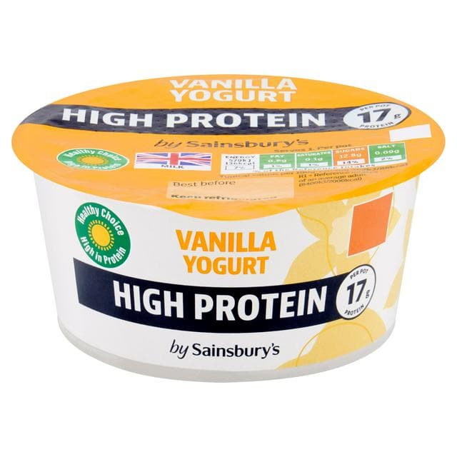 Sainsbury's 160g High Protein Vanilla Yoghurt - gallery image 1