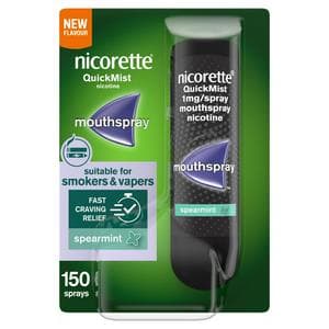 Nicorette Quickmist Quit Vaping Aid Spearmint Mouthspray