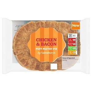 Sainsbury's 150g Chicken & Bacon Puff Pastry Pie