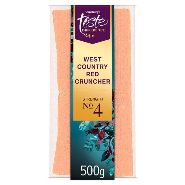 Sainsbury's 500g West Country Red Cruncher Cheese, Taste the Difference - gallery image 1