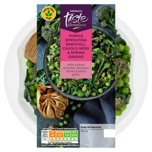 Sainsbury's 220g PSB & Cabbage with Garlic Butter, Taste the Difference