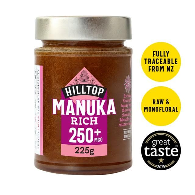Hilltop 225g Manuka Raw & Monofloral 250 + MGO Honey - gallery image 1