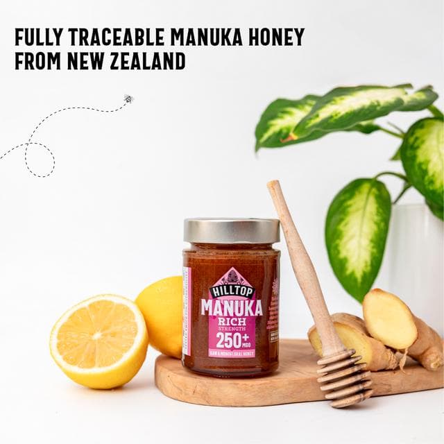 Hilltop 225g Manuka Raw & Monofloral 250 + MGO Honey - gallery image 2