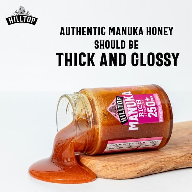 Hilltop 225g Manuka Raw & Monofloral 250 + MGO Honey - gallery image 3