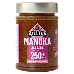 Hilltop 225g Manuka Raw & Monofloral 250 + MGO Honey
