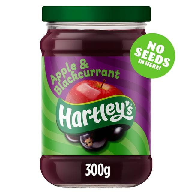 Hartley's 300g Seedless Apple & Blackcurrant Fruit Jam - gallery image 1