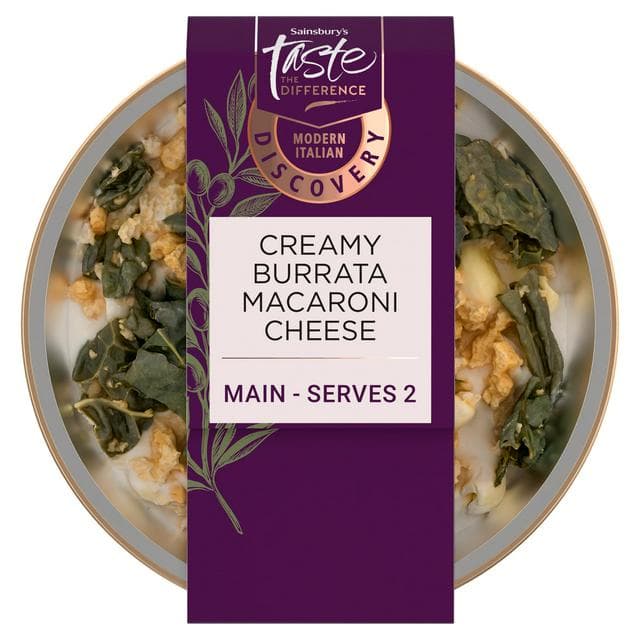 Sainsbury's Discovery 400g Creamy Burata Macaroni, Taste the Difference - gallery image 1