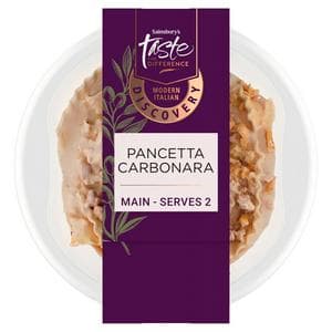 Sainsbury's Discovery 400g Pancetta Carbonara, Taste the Difference
