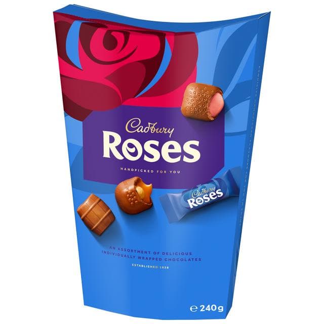 Cadbury Roses 240g Chocolate Assortment Carton - gallery image 3