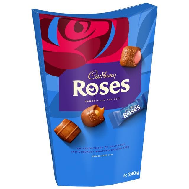Cadbury Roses 240g Chocolate Assortment Carton - gallery image 4