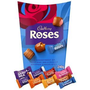 Cadbury Roses 240g Chocolate Assortment Carton