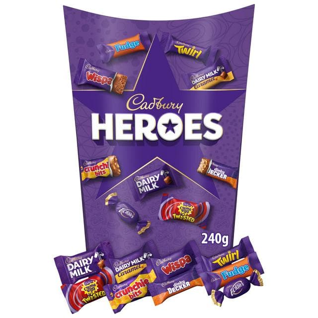Cadbury Heroes 240g Chocolate Assortment Carton - gallery image 1