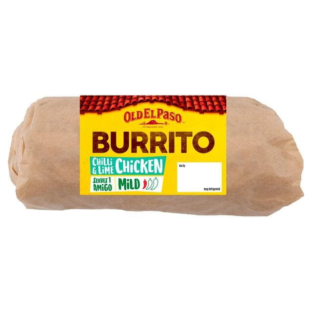 Old El Paso 380g Chilli & Lime Chicken Burrito - gallery image 1